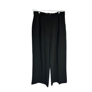 Abercrombie & Fitch Sloane Tailored Wide Leg Pant Black--sz 28